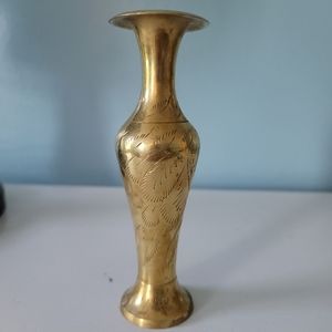 Leonard Vintage Brass Vase